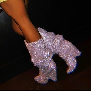 Rhinestone Boots